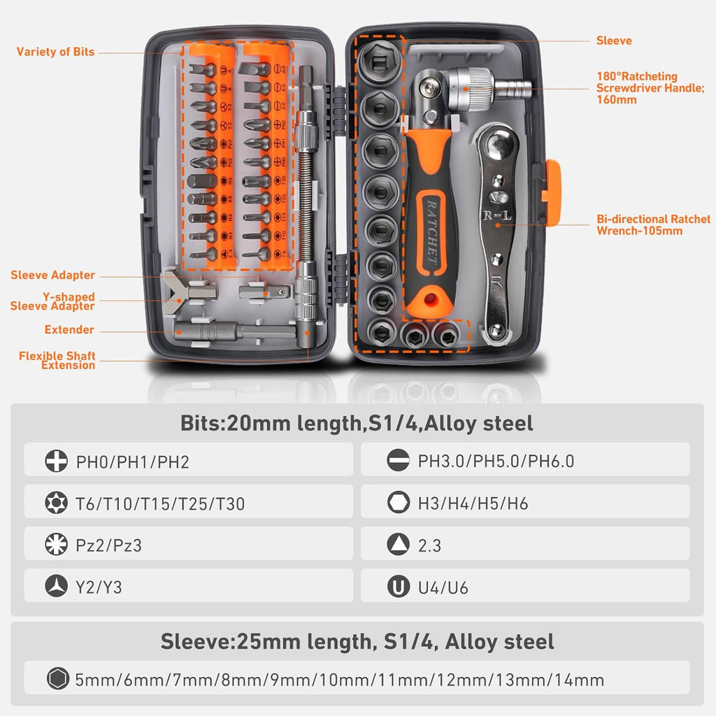 IRONFIX 50PCS Impact Bit Set
