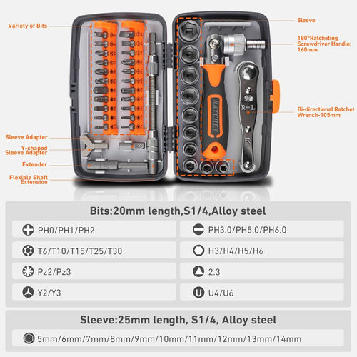 IRONFIX 50PCS Impact Bit Set